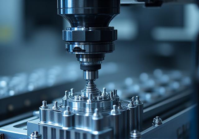 Precision CNC machinery in a modern manufacturing facility